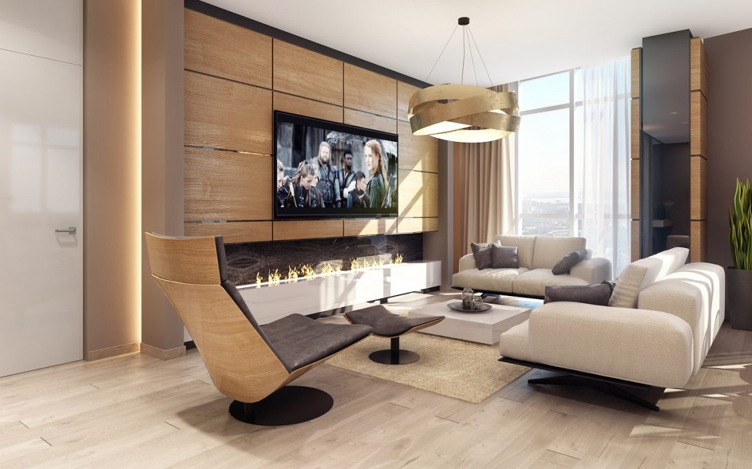 Дизайн интерьера квартиры в ЖК Панорама 140м2