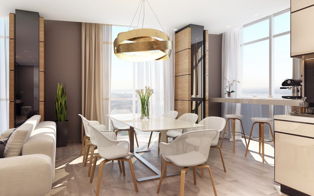 Дизайн интерьера квартиры в ЖК Панорама 140м2